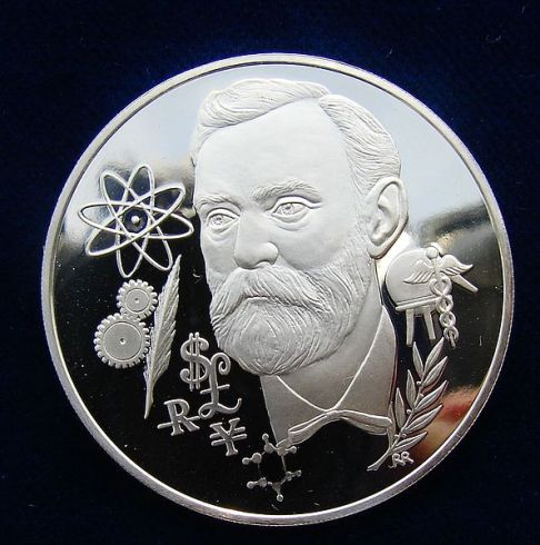 Medalla conmemorativa del Nobel.